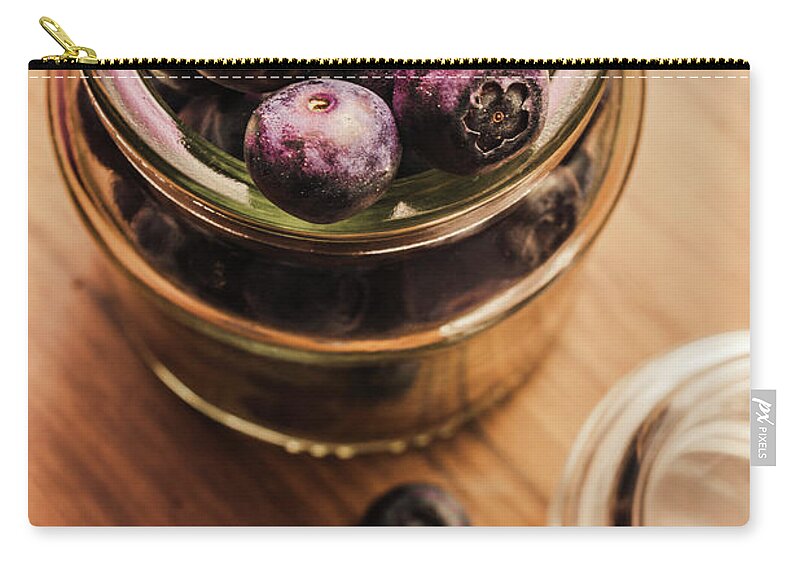 Jam Zip Pouch featuring the photograph Berry Jam by Jorgo Photography
