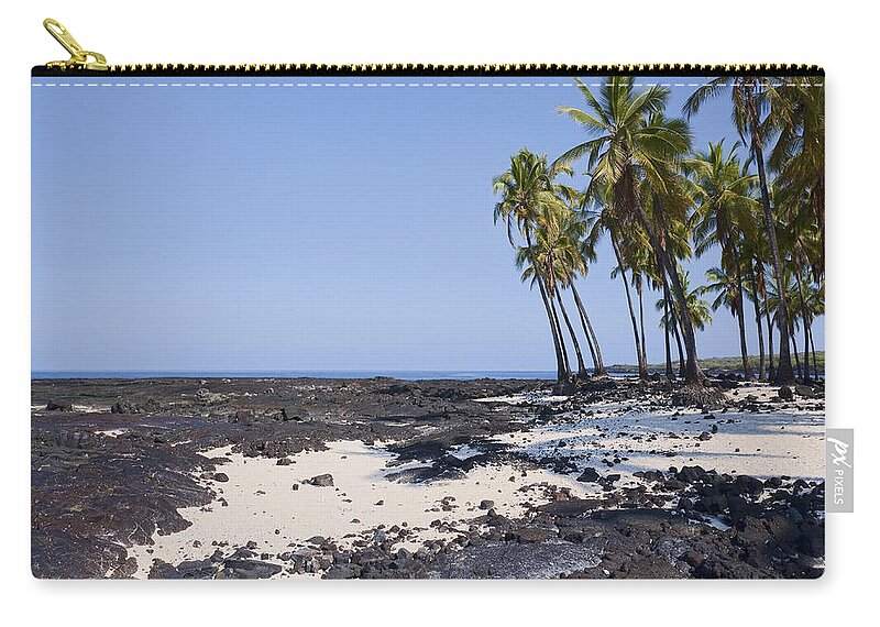 Hawaii Beach Zip Pouch featuring the photograph Big Island Paradise by Kelley King