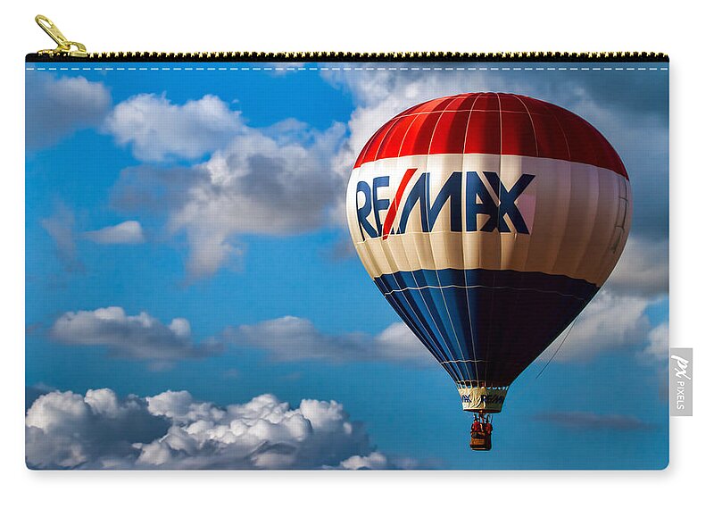  Zip Pouch featuring the photograph Big Max RE MAX by Bob Orsillo