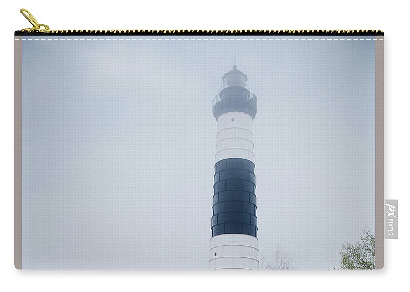 Big Sable Point Light Carry-all Pouch featuring the photograph Big Sable Point Light by Rich S