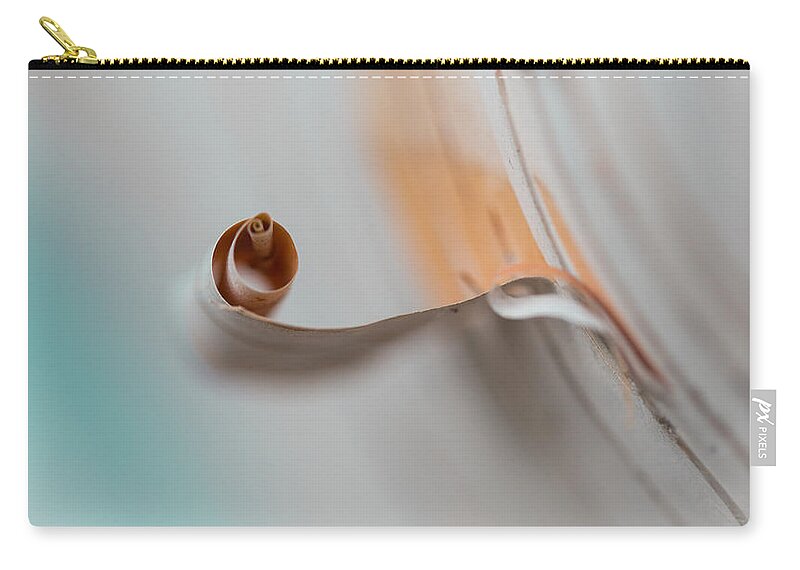 Abstract Carry-all Pouch featuring the photograph Birch Bark by Jakub Sisak