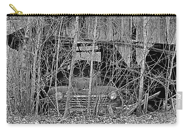 Black And White Zip Pouch featuring the photograph Black and White 16 by Jimmy McDonald