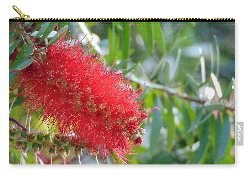 Landscape Zip Pouch featuring the photograph Blooms - Gulf State Park by Richie Parks