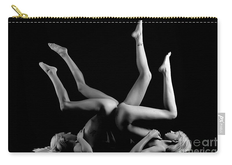 Artistic Photographs Zip Pouch featuring the photograph Blossoming thorn by Robert WK Clark