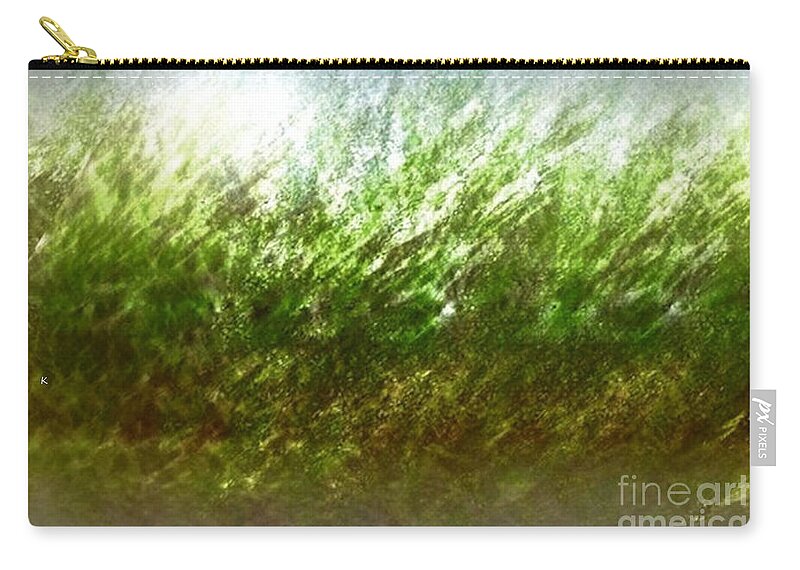 Abstract Zip Pouch featuring the photograph Blowing In The Wind by John Krakora