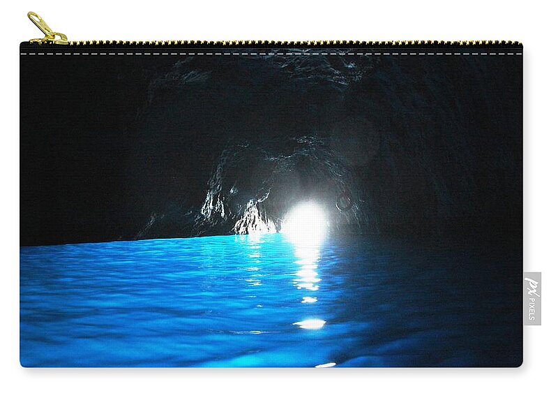 Amalfi Coast Carry-all Pouch featuring the photograph Blue Grotto Capri by Donn Ingemie