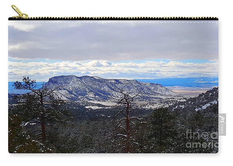 Southwest Landscape Carry-all Pouch featuring the photograph Blue Hill by Robert WK Clark