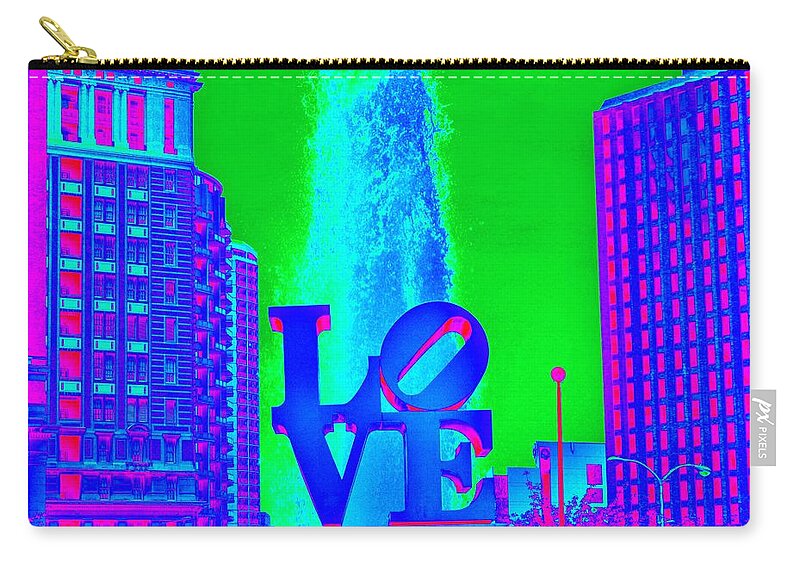 Marla Mcpherson Zip Pouch featuring the photograph Blue Love by Marla McPherson