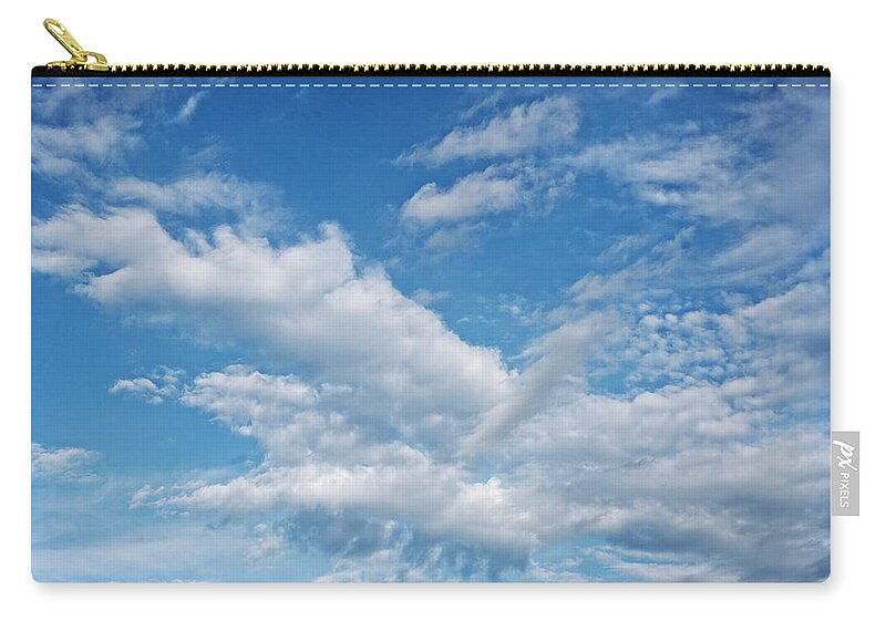 Clouds Zip Pouch featuring the photograph Blue Skies by Susan Stone