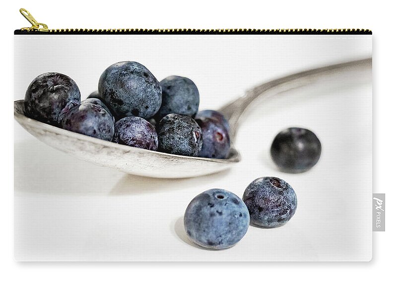 Blueberries Carry-all Pouch featuring the photograph Blueberries for... by Holly Ross