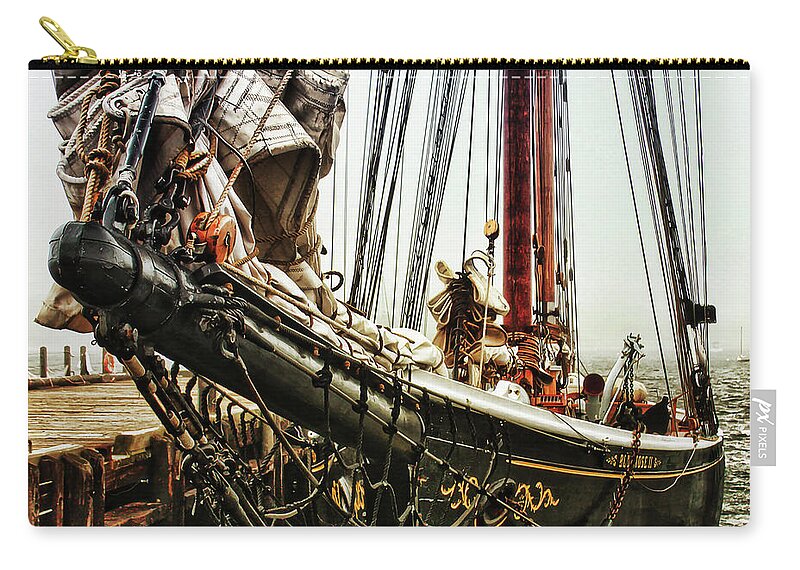 Bluenose Carry-all Pouch featuring the photograph Bluenose by Tatiana Travelways