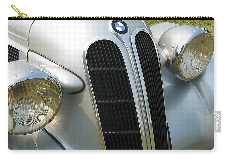 Bmw Zip Pouch featuring the photograph BMW by Neil Zimmerman