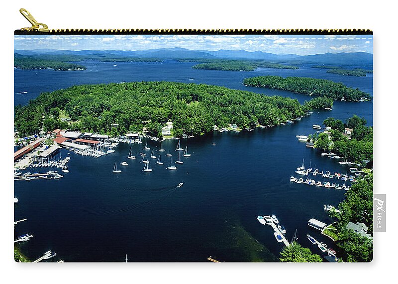 Planes Zip Pouch featuring the photograph Boating Season by Greg Fortier