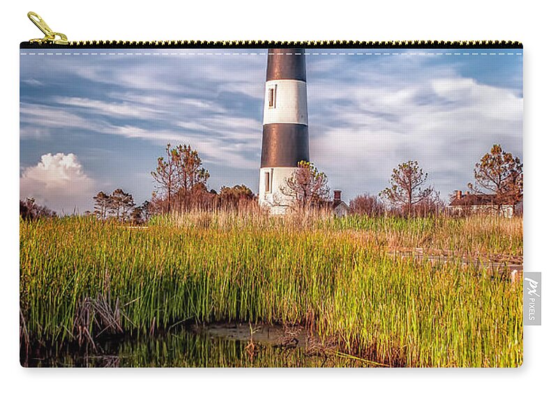 Atlantic Zip Pouch featuring the photograph Bodie Reflection by Nick Zelinsky Jr