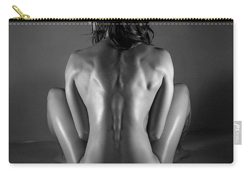 Blue Muse Fine Art Zip Pouch featuring the photograph Body Of Art 20 by Blue Muse Fine Art