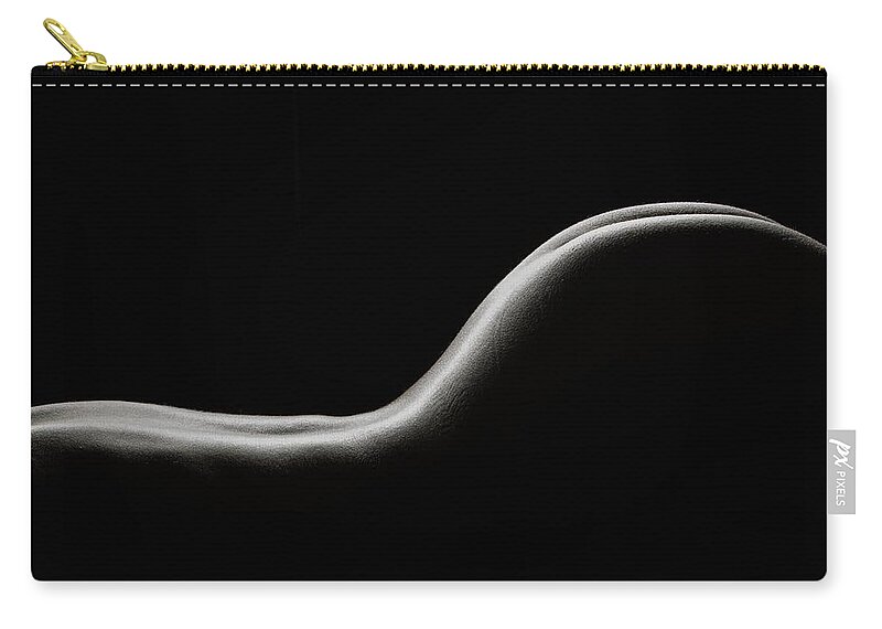 Nude Carry-all Pouch featuring the photograph Bodyscape 230 V2 by Michael Fryd