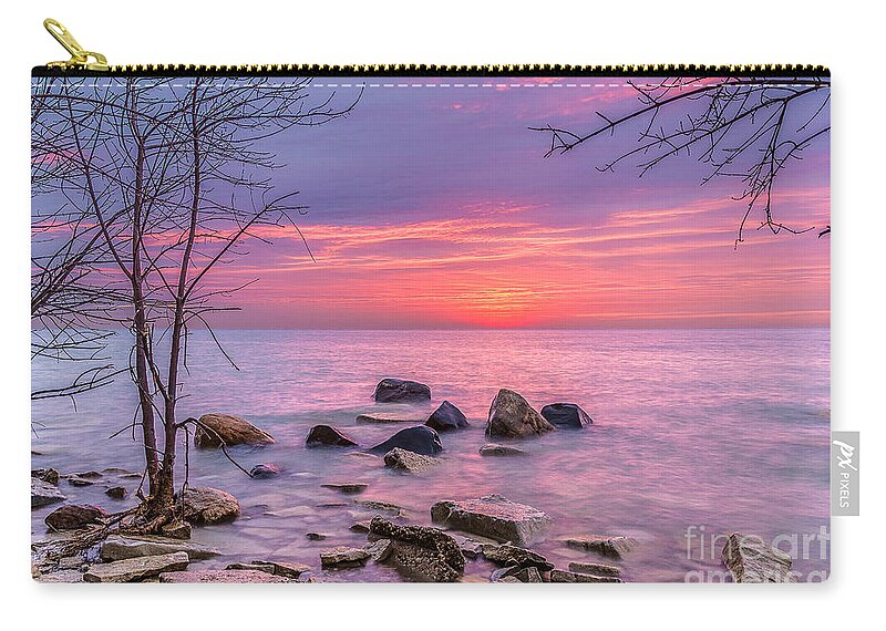 Clouds Zip Pouch featuring the photograph Bolder Vibrance by Andrew Slater
