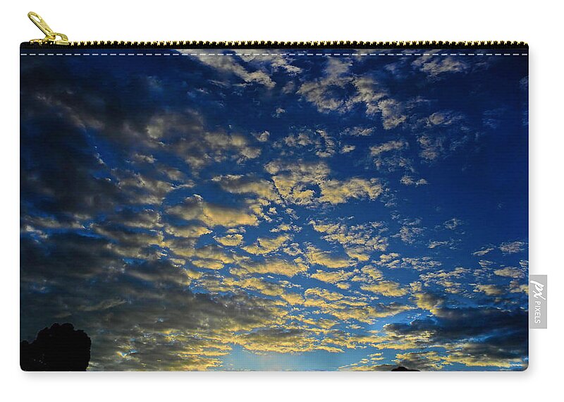 Sunset Zip Pouch featuring the photograph Boojum Sunset by Mark Blauhoefer