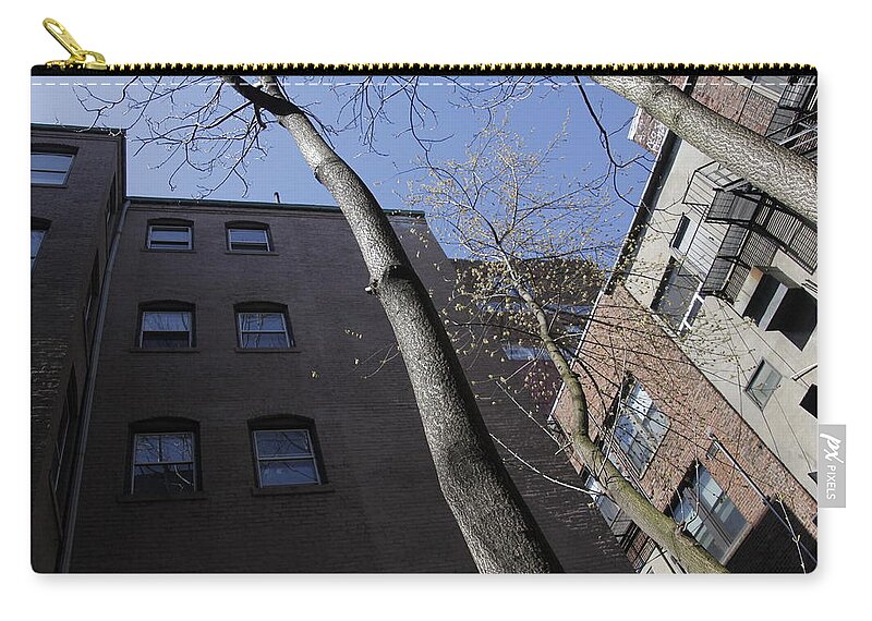 Perspective Zip Pouch featuring the photograph Boston by Valerie Collins