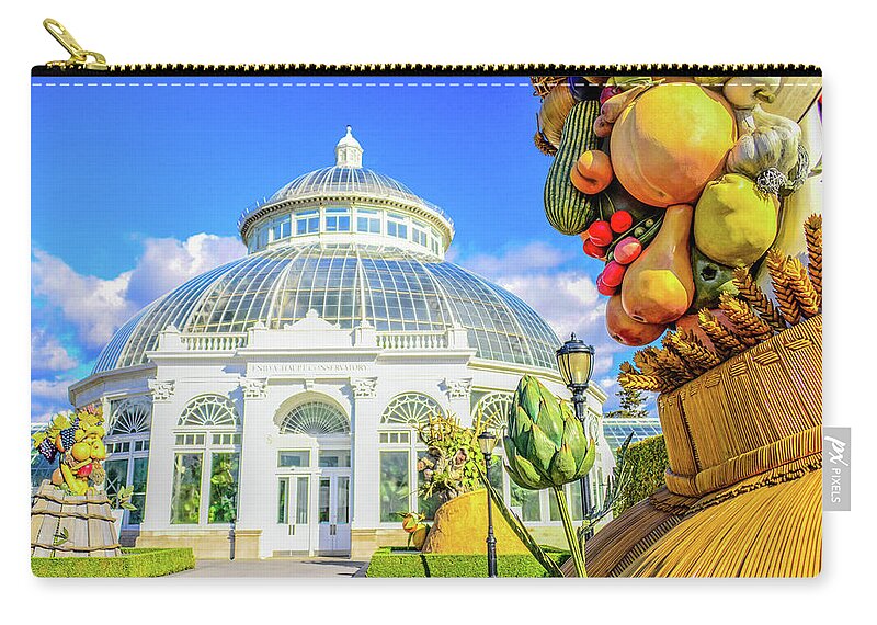 Bronx Zip Pouch featuring the photograph Botanical Beauty by Theodore Jones