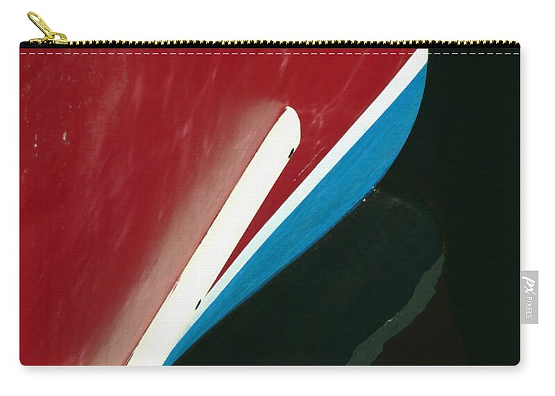 Bow Zip Pouch featuring the photograph Bow by Juergen Roth