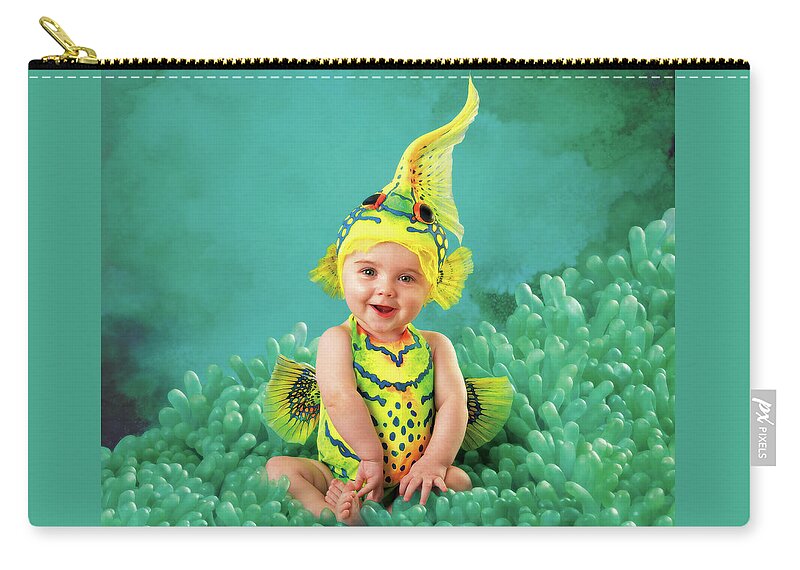 Under The Sea Carry-all Pouch featuring the photograph Brando as a Gobi Fish by Anne Geddes