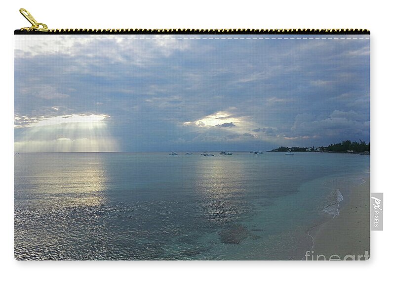 Sunset Zip Pouch featuring the photograph Break Through by Jerome Wilson