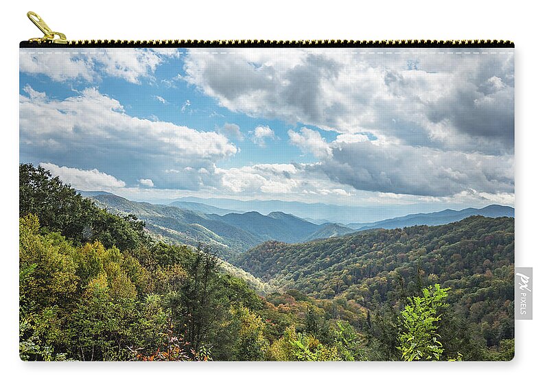 North Carolina Zip Pouch featuring the photograph Breathtaking by Peggy Blackwell
