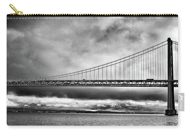 Bridge Zip Pouch featuring the photograph Bridge by Al Harden
