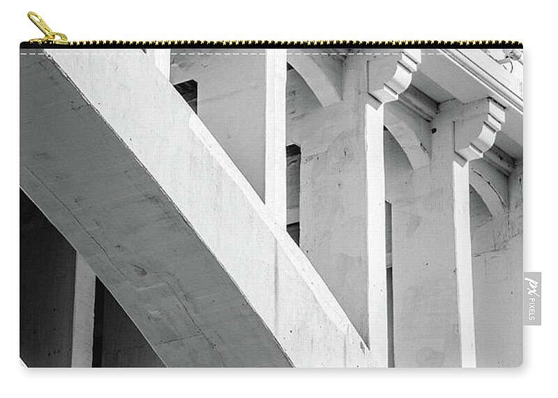 Cleveland Zip Pouch featuring the photograph Bridge by Stewart Helberg