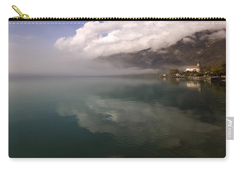Switzerland Zip Pouch featuring the photograph Brienzersee by Ang El