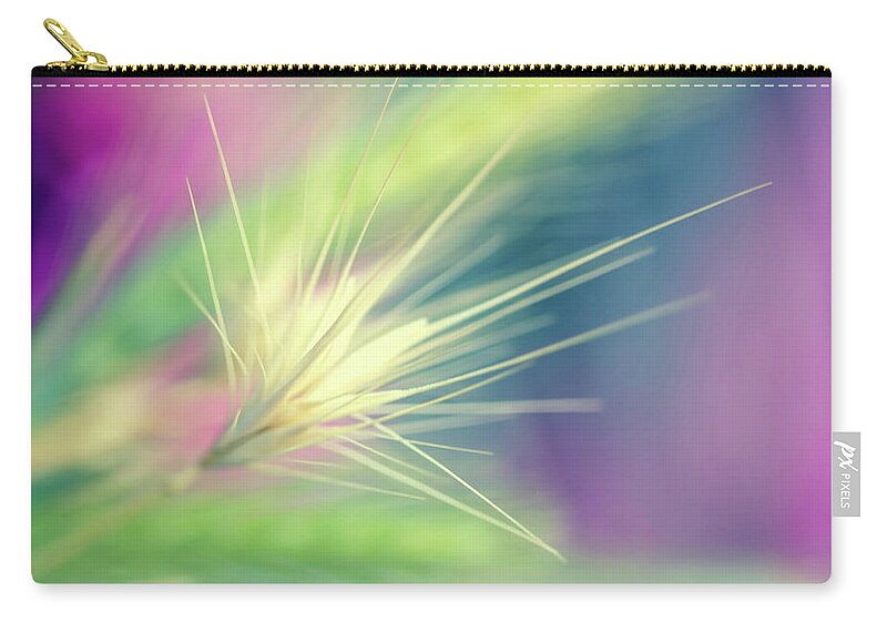 Photography Carry-all Pouch featuring the digital art Bright Weed by Terry Davis