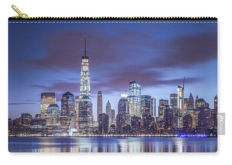 Kremsdorf Zip Pouch featuring the photograph Bring Me The Night by Evelina Kremsdorf