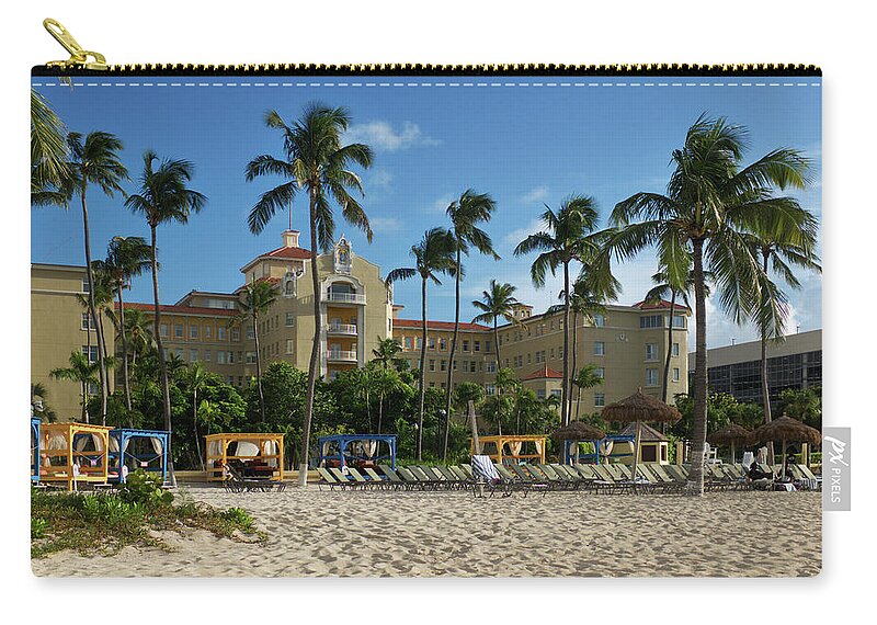 British Zip Pouch featuring the photograph British Colonial Hilton by Hugh Smith