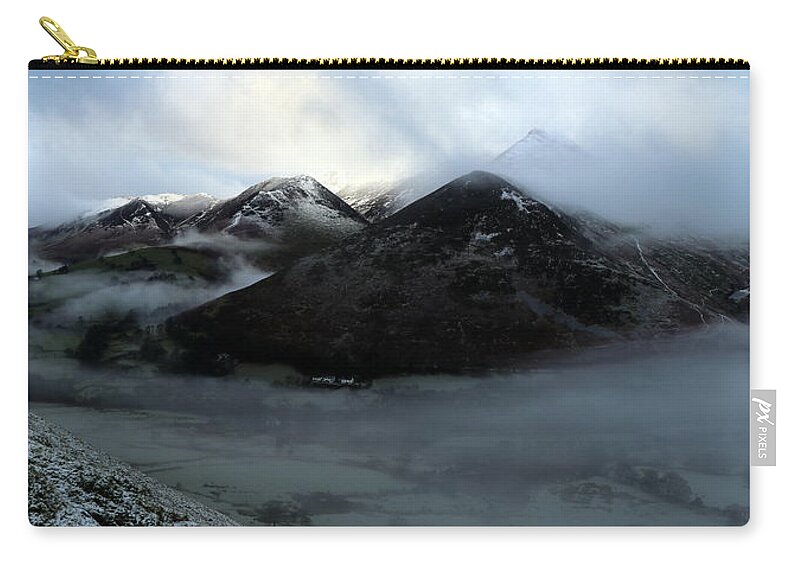 Nature Zip Pouch featuring the photograph British Mountains by Lukasz Ryszka