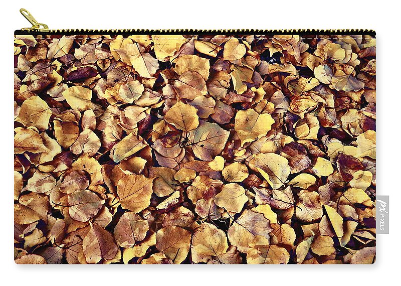 Leaves Zip Pouch featuring the photograph Browning Leaves by Glenn McCarthy Art and Photography