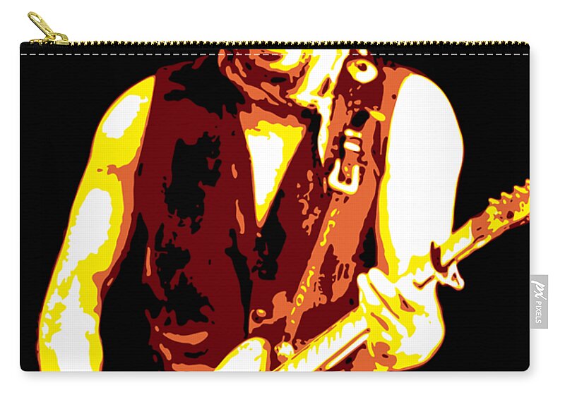 Bruce Springsteen Carry-all Pouch featuring the digital art Bruce Springsteen by DB Artist