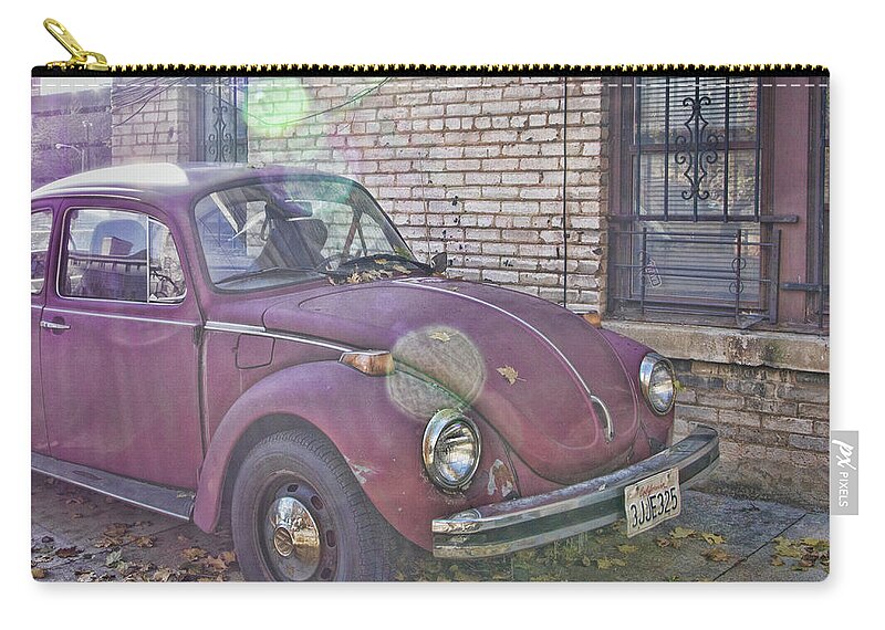 Volkswagon Zip Pouch featuring the photograph Buggy by Kristine Hinrichs