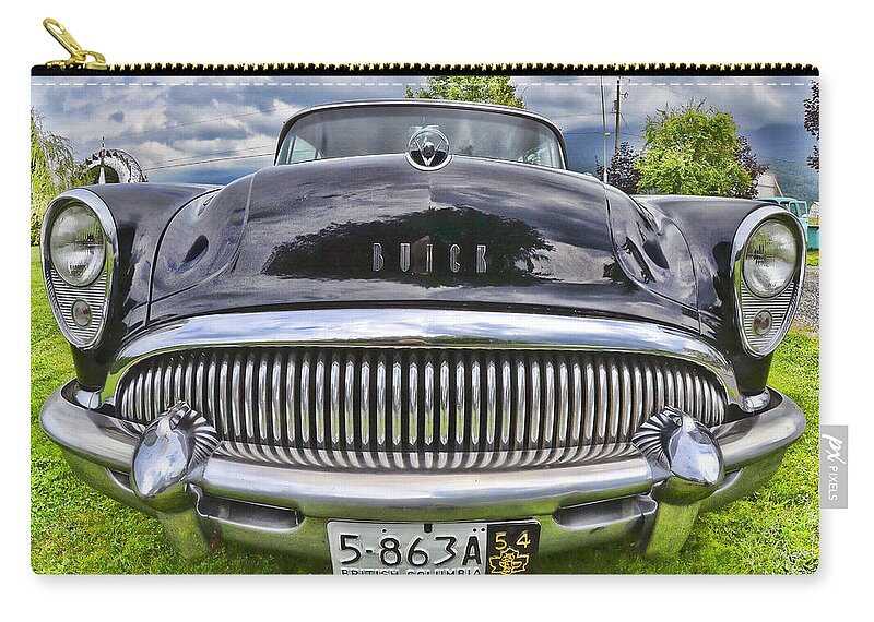 Buick Zip Pouch featuring the photograph Buick by Lawrence Christopher
