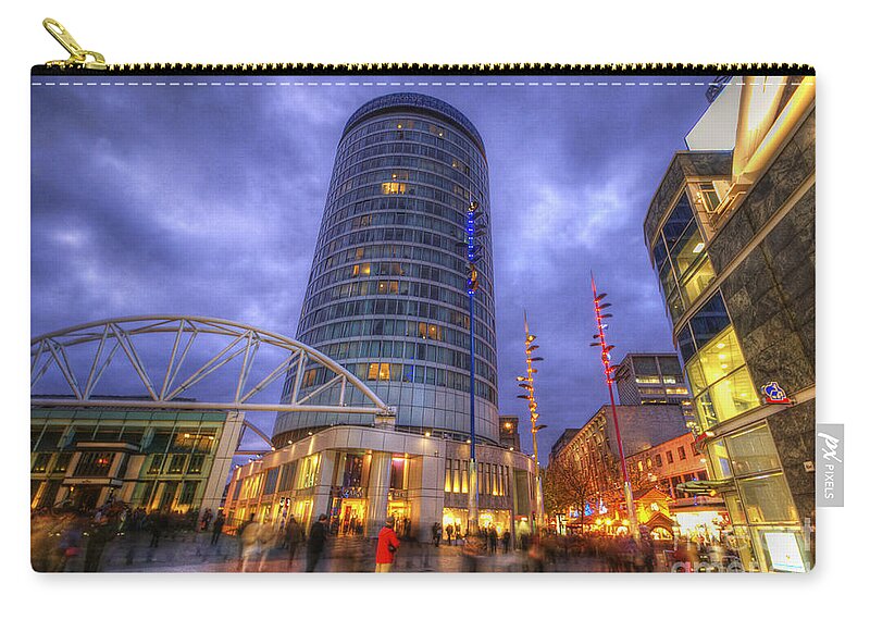 Art Carry-all Pouch featuring the photograph BullRing Centre by Yhun Suarez