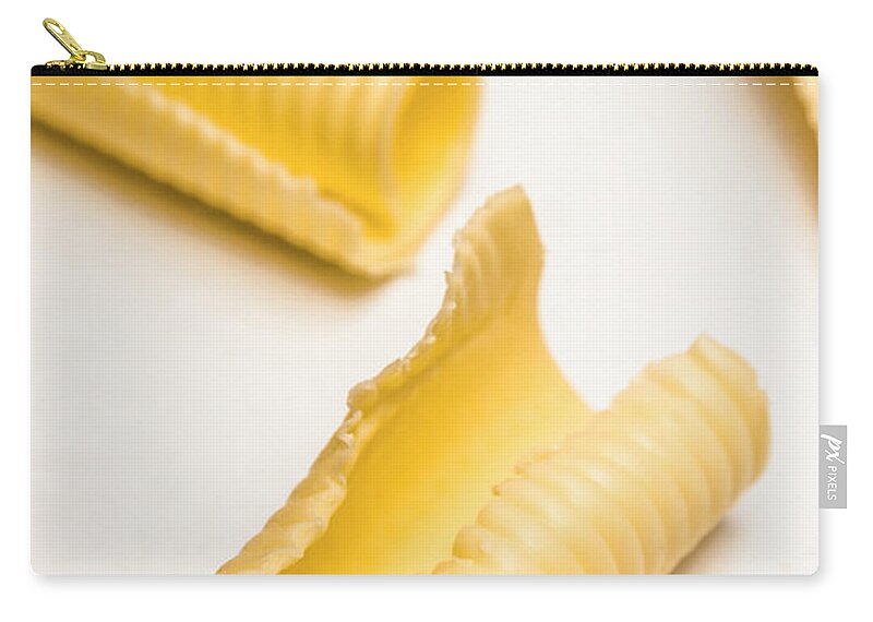 Butter Zip Pouch featuring the photograph Butter Still Life Photography by Jorgo Photography