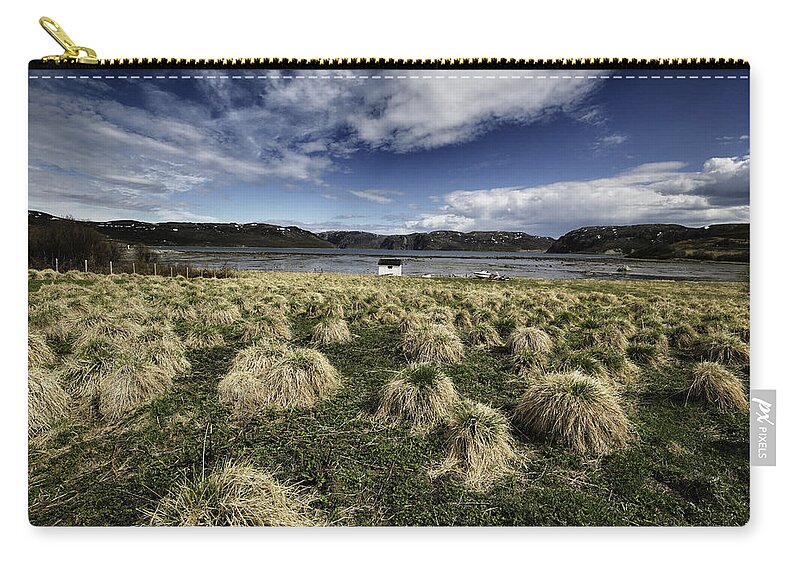 Landscape Zip Pouch featuring the photograph Bygoyfjord in Sor-Varanger by Pekka Sammallahti