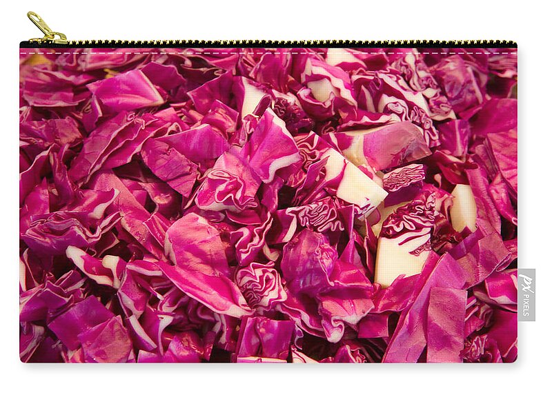Food Carry-all Pouch featuring the photograph Cabbage 639 by Michael Fryd