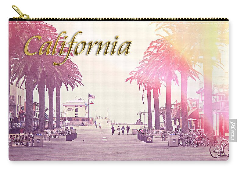 Photograph Zip Pouch featuring the photograph California by Phil Perkins