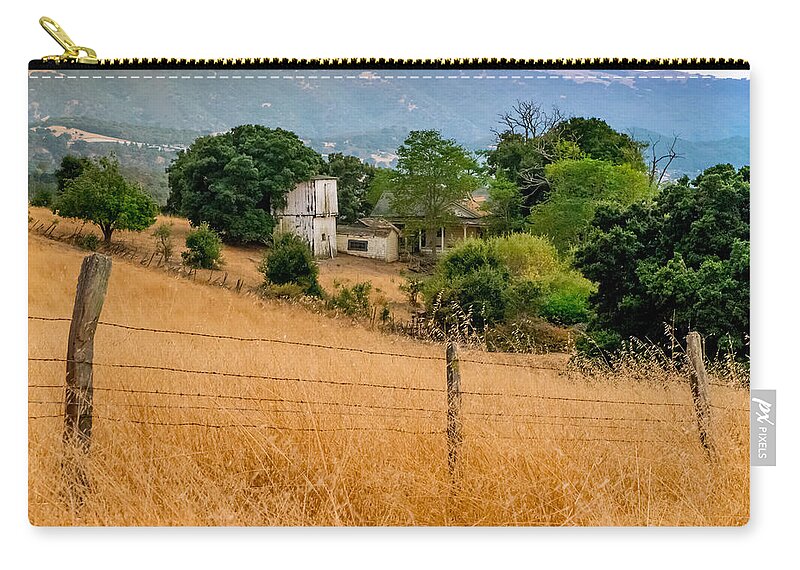 California Carry-all Pouch featuring the photograph California Ranch House by Derek Dean