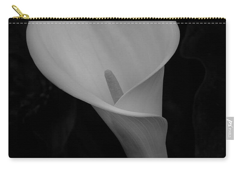 Flower Zip Pouch featuring the photograph Calla Blossom by Alexander Fedin