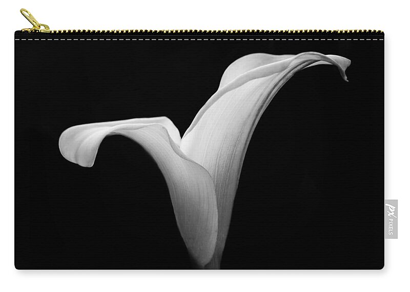 Clare Bambers Zip Pouch featuring the photograph Calla Lily by Clare Bambers