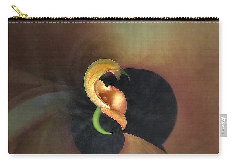 Flower Zip Pouch featuring the photograph Calla lily study 2 by Usha Peddamatham