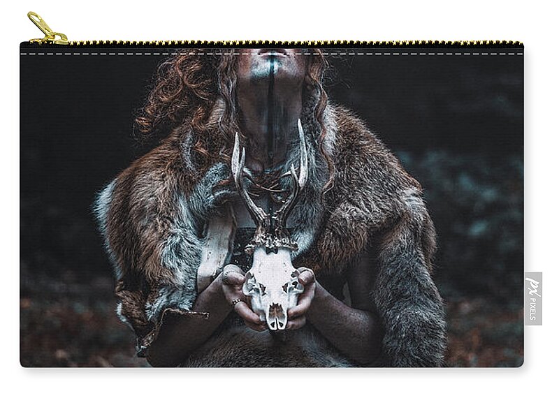 Amazon Carry-all Pouch featuring the photograph Callisto, Custos Orsae by Traven Milovich