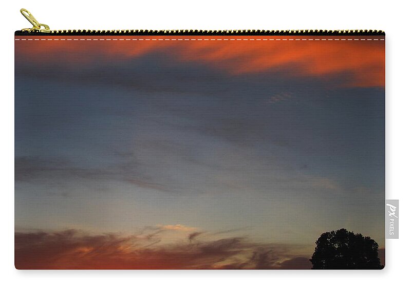 Tree Zip Pouch featuring the photograph Calm by Chris Dunn